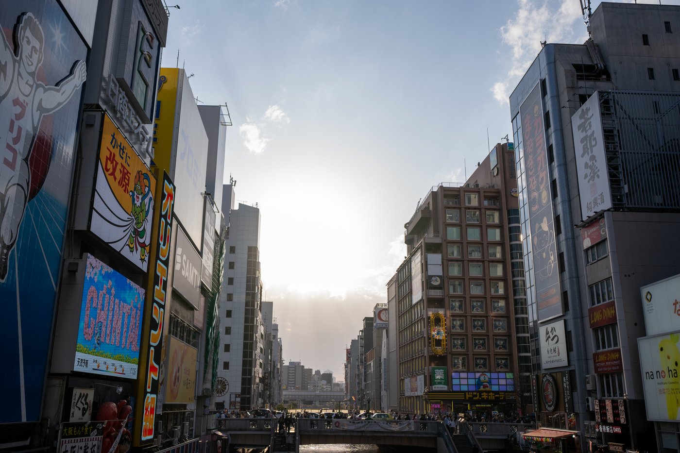 大阪・なんば（ミナミ）の街並み